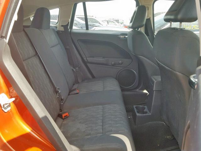 1B3HB28B48D701502 - 2008 DODGE CALIBER ORANGE photo 6