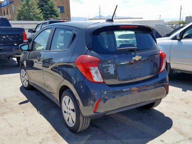 KL8CB6SA4JC452641 - 2018 CHEVROLET SPARK LS CHARCOAL photo 3