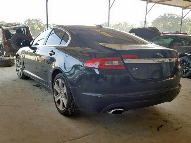 SAJWA05B39HR05270 - 2009 JAGUAR XF LUXURY BLACK photo 3