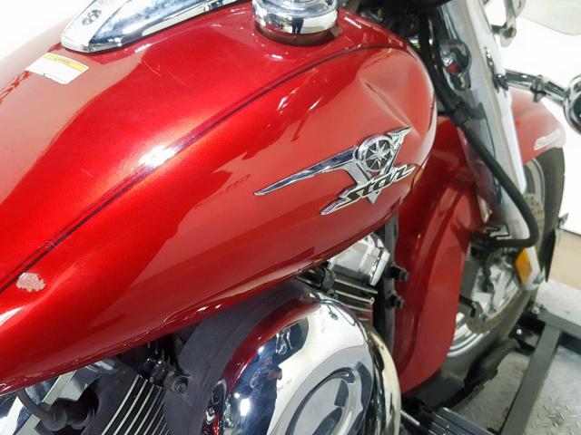 JYAVM01E49A129706 - 2009 YAMAHA XVS650 A RED photo 14