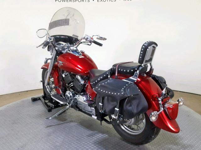 JYAVM01E49A129706 - 2009 YAMAHA XVS650 A RED photo 6