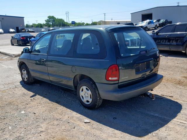 2B4FP25B1YR539009 - 2000 DODGE CARAVAN GREEN photo 3