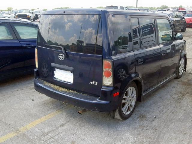JTLKT324554002980 - 2005 TOYOTA SCION XB 蓝色 照片 4