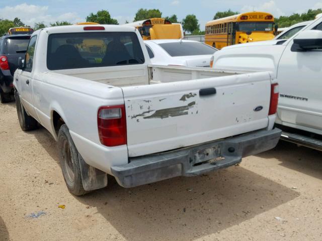 1FTYR10D23PB75122 - 2003 FORD RANGER Bílá fotografie 3