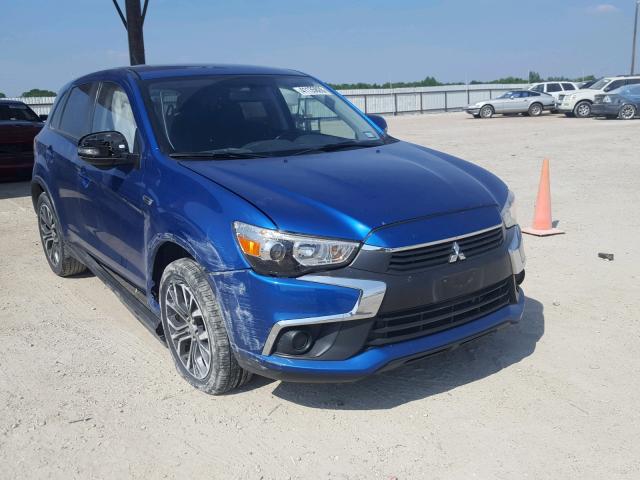 JA4AP3AU8GZ029443 - 2016 MITSUBISHI OUTLANDER BLUE photo 1