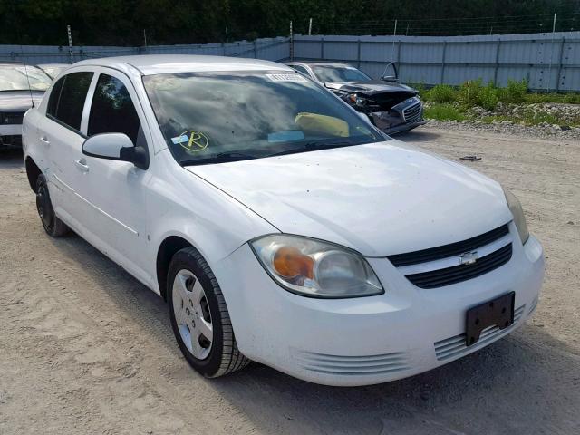 1G1AL55F687142080 - 2008 CHEVROLET COBALT LT WHITE photo 1