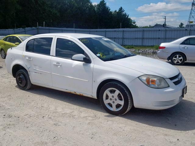 1G1AL55F687142080 - 2008 CHEVROLET COBALT LT WHITE photo 9