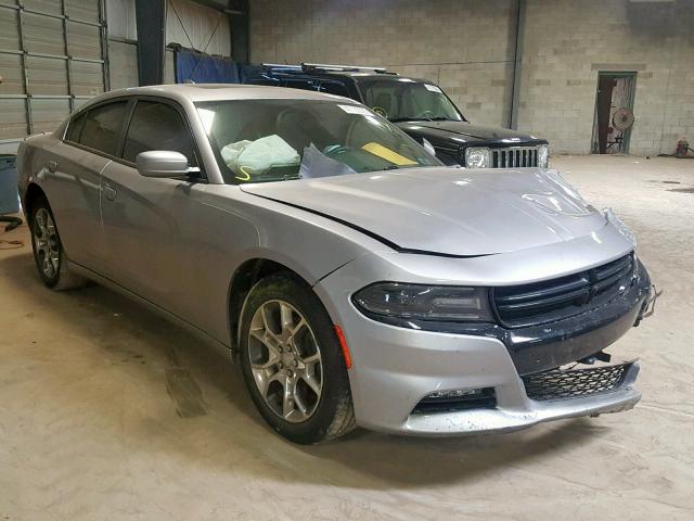 2C3CDXJGXGH141108 - 2016 DODGE CHARGER SX SILVER photo 1