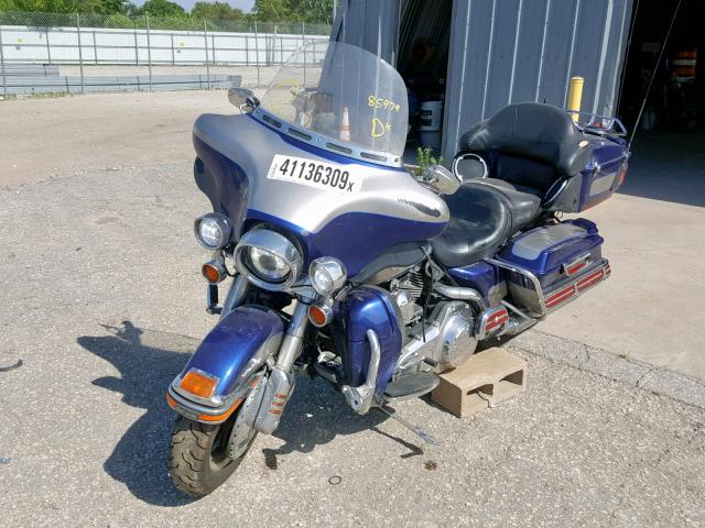 1HD1FC4197Y677274 - 2007 HARLEY-DAVIDSON FLHTCUI BLUE photo 2