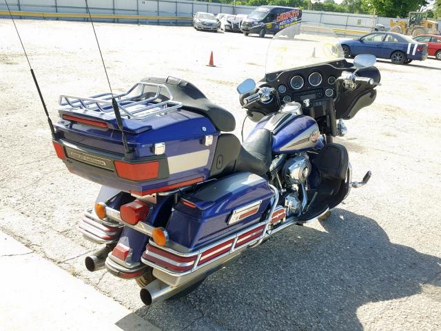 1HD1FC4197Y677274 - 2007 HARLEY-DAVIDSON FLHTCUI BLUE photo 4