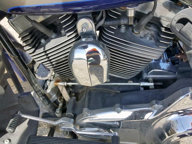 1HD1FC4197Y677274 - 2007 HARLEY-DAVIDSON FLHTCUI BLUE photo 7