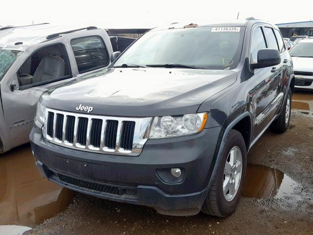 1J4RR4GG5BC600547 - 2011 JEEP GRAND CHER GRAY photo 2