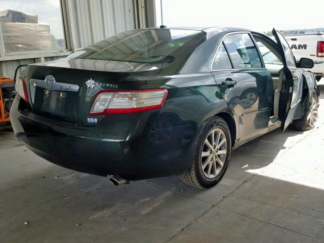 4T1BB3EK7BU138348 - 2011 TOYOTA CAMRY HYBR GREEN photo 4