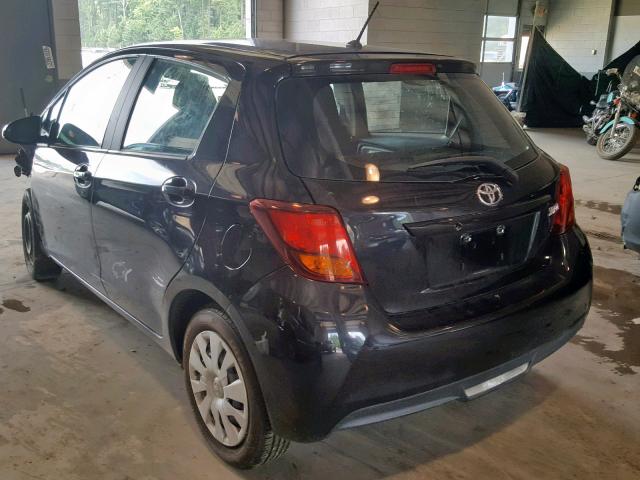 VNKKTUD39HA076647 - 2017 TOYOTA YARIS L BLACK photo 3