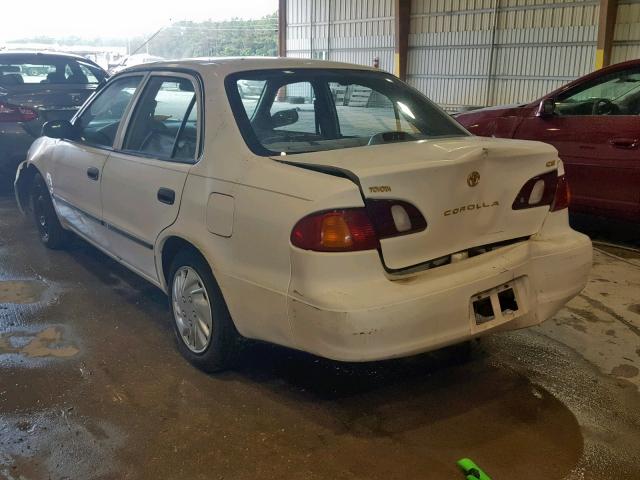 1NXBR12E3YZ366886 - 2000 TOYOTA COROLLA VE WHITE photo 3