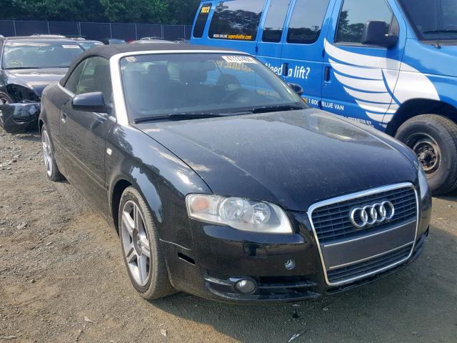 WAUAF48H97K016553 - 2007 AUDI A4 2.0T CA BLACK photo 1