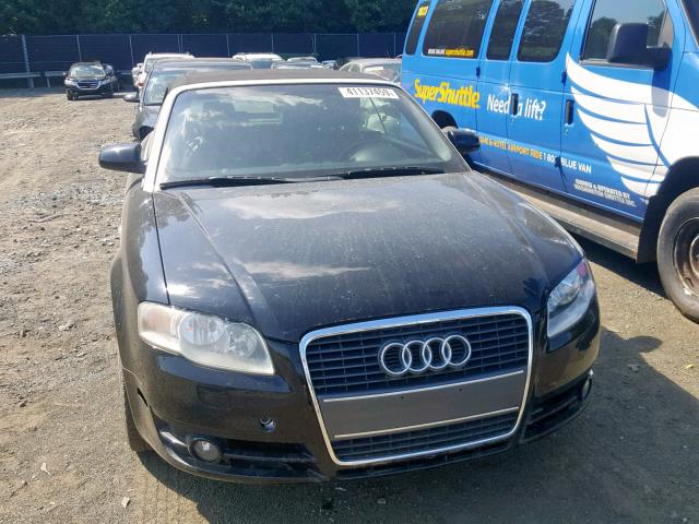 WAUAF48H97K016553 - 2007 AUDI A4 2.0T CA BLACK photo 9