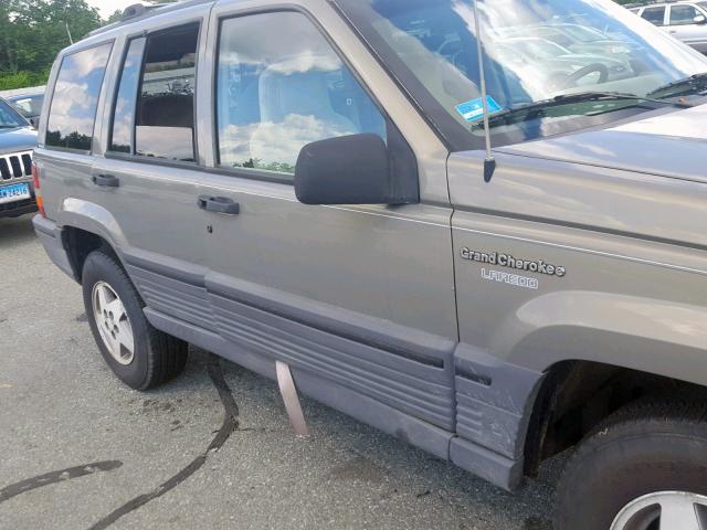 1J4GZ58S9SC762570 - 1995 JEEP GRAND CHER GRAY photo 9