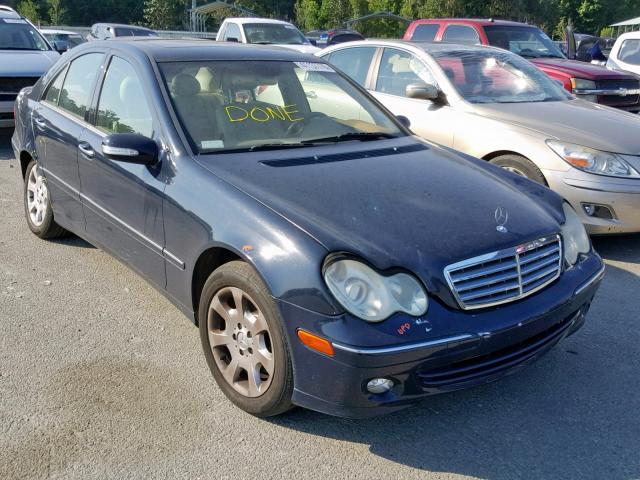 WDBRF84J25F641872 - 2005 MERCEDES-BENZ C 320 4MAT BLUE photo 1