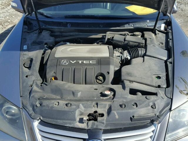 JH4KB163X5C800576 - 2005 ACURA RL GRAY photo 7