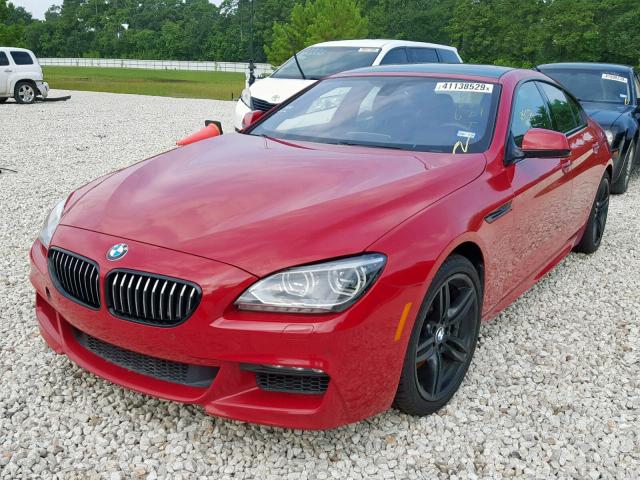 WBA6B8C54ED452721 - 2014 BMW 640 XI RED photo 2