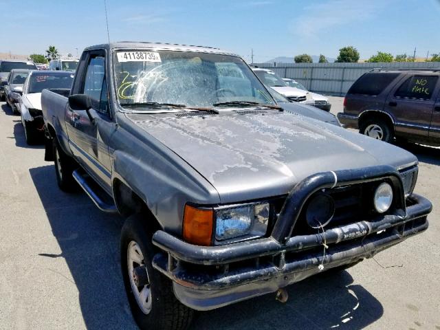 JT4RN67S3G0001530 - 1986 TOYOTA PICKUP XTR GRAY photo 1