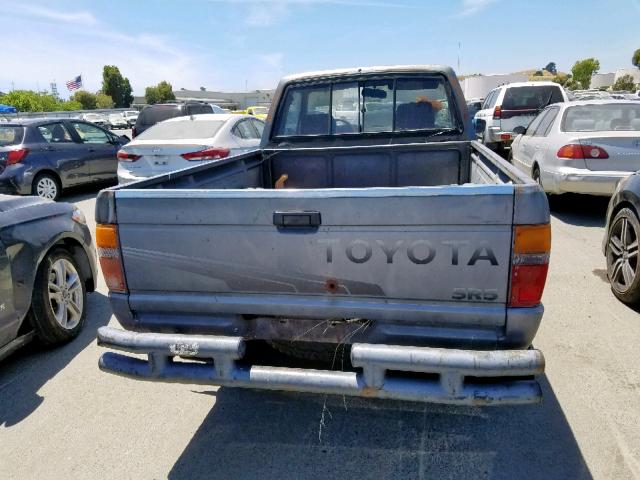 JT4RN67S3G0001530 - 1986 TOYOTA PICKUP XTR GRAY photo 6