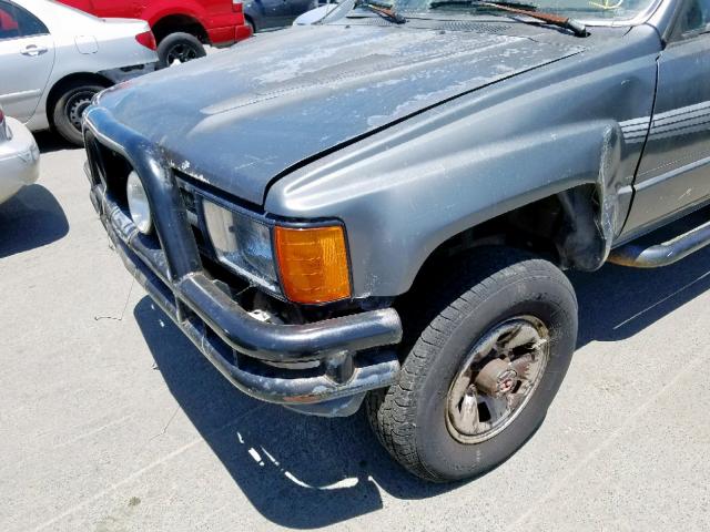 JT4RN67S3G0001530 - 1986 TOYOTA PICKUP XTR GRAY photo 9