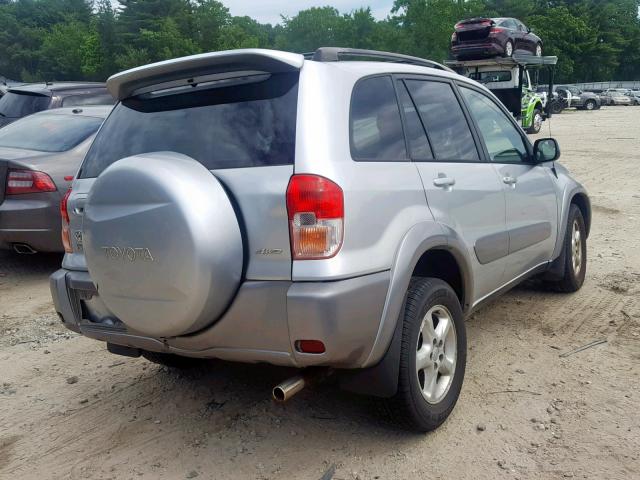 JTEHH20V610065161 - 2001 TOYOTA RAV4 SILVER photo 4