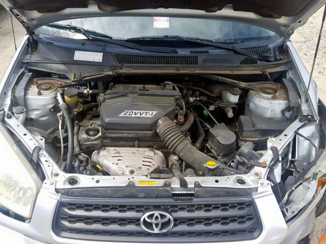 JTEHH20V610065161 - 2001 TOYOTA RAV4 SILVER photo 7