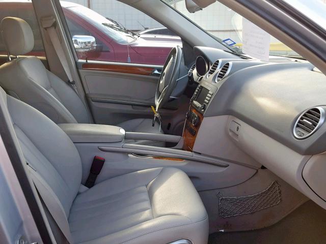 4JGBB22E78A368605 - 2008 MERCEDES-BENZ ML 320 CDI SILVER photo 5