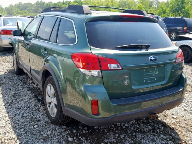 4S4BRBCC9B3426542 - 2011 SUBARU OUTBACK 2.5I PREMIUM  photo 3