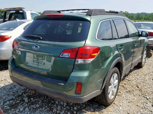 4S4BRBCC9B3426542 - 2011 SUBARU OUTBACK 2.5I PREMIUM  photo 4