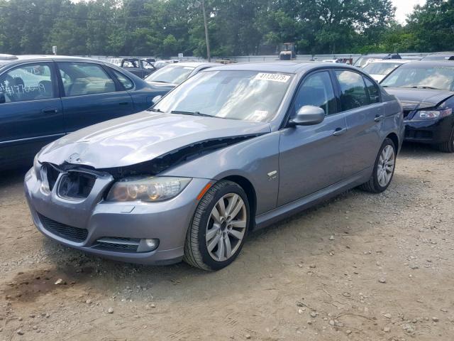 WBAPL33509A515583 - 2009 BMW 335 XI GRAY photo 2