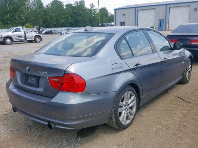 WBAPL33509A515583 - 2009 BMW 335 XI GRAY photo 4