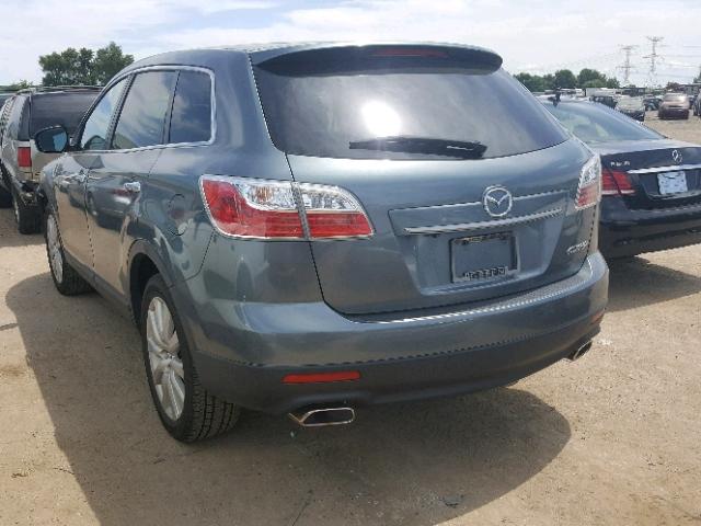 JM3TB2MA2A0201221 - 2010 MAZDA CX-9 BLUE photo 3