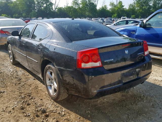 2B3CA3CV9AH165577 - 2010 DODGE CHARGER SX BLACK photo 3