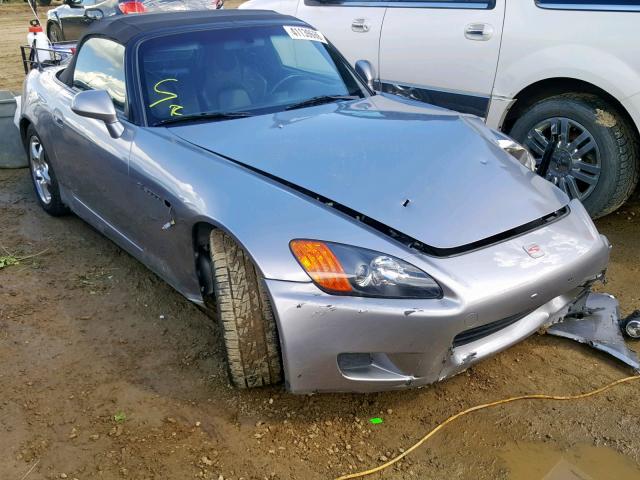 JHMAP1145YT800115 - 2000 HONDA S2000 SILVER photo 1