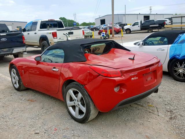 1G2MC35B08Y115459 - 2008 PONTIAC SOLSTICE RED photo 3