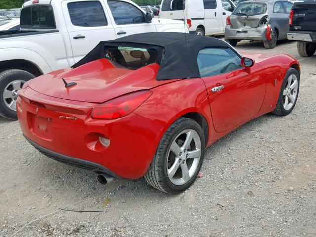 1G2MC35B08Y115459 - 2008 PONTIAC SOLSTICE RED photo 4