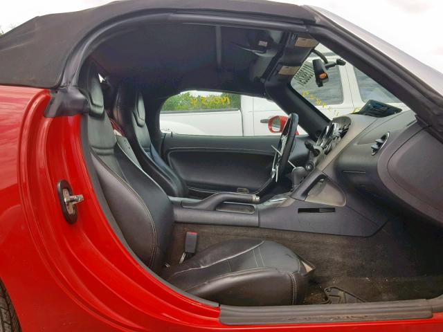 1G2MC35B08Y115459 - 2008 PONTIAC SOLSTICE RED photo 5