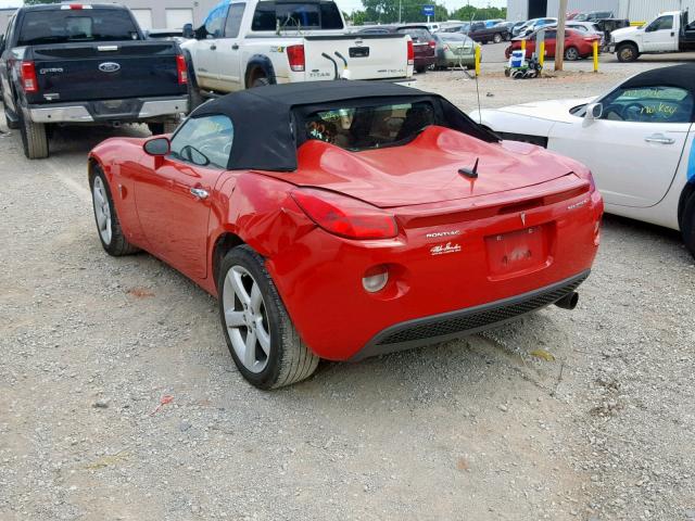 1G2MC35B08Y115459 - 2008 PONTIAC SOLSTICE RED photo 9