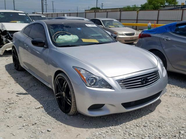 JN1CV6EK0AM100267 - 2010 INFINITI G37 BASE SILVER photo 1