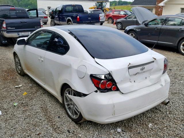JTKDE167X80229397 - 2008 TOYOTA SCION TC WHITE photo 3