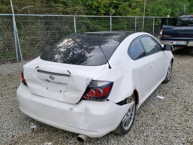 JTKDE167X80229397 - 2008 TOYOTA SCION TC WHITE photo 4