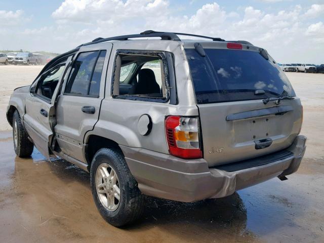 1J4GX48SX4C258211 - 2004 JEEP GRAND CHER SILVER photo 3