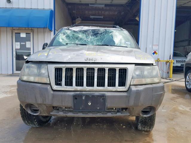 1J4GX48SX4C258211 - 2004 JEEP GRAND CHER SILVER photo 9