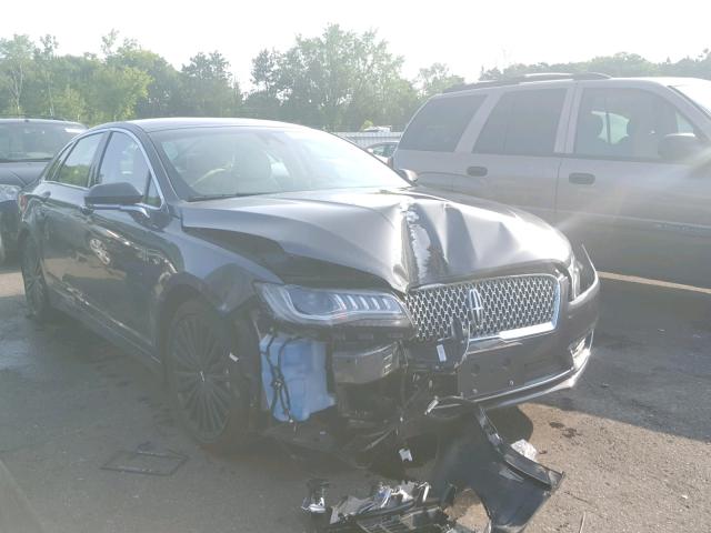 3LN6L5MU5HR654088 - 2017 LINCOLN MKZ HYBRID GRAY photo 1