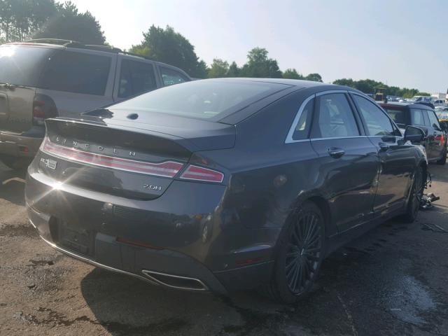 3LN6L5MU5HR654088 - 2017 LINCOLN MKZ HYBRID GRAY photo 4