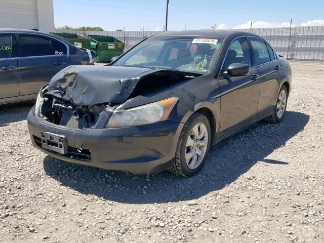 1HGCP26899A101211 - 2009 HONDA ACCORD EXL BLACK photo 2